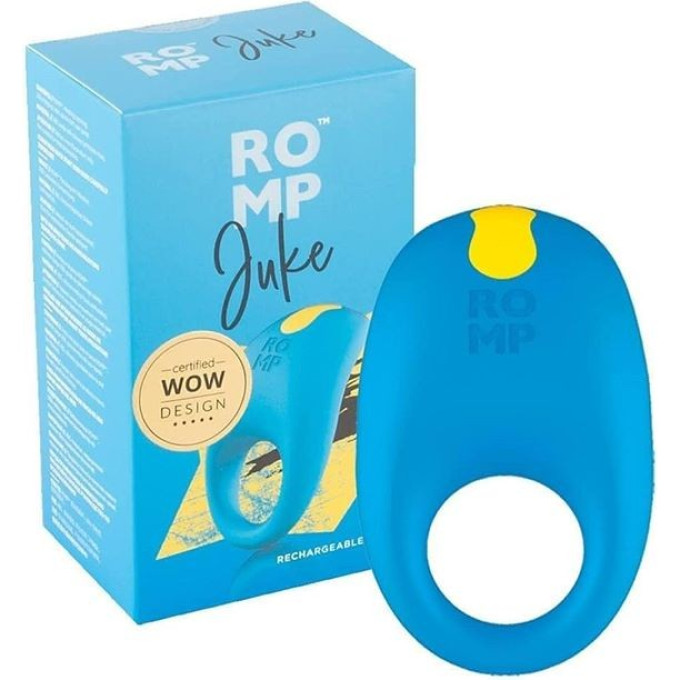 Виброкольцо WOMANIZER Romp Juke синее RPCRSG5